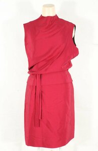 【ト滝】Christian Dior PARIS BOUTIQUE クリスチャンディオール パリ レディース ワンピース ドレス ピンク系 CE815DEM87