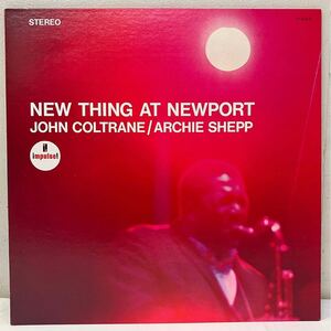 AA44402▲国内盤 JOHN COLTRANE/ARCHIE SHEPP THING AT AT NEWPORT LPレコード ジョンコルトレーン/アーチーシェップ/ニューポートの二人