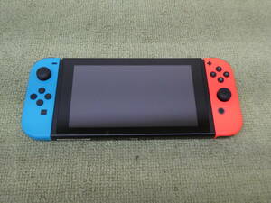 073-W96) 中古品 Nintendo switch ニンテンドースイッチ 本体 Joy-Con のみ [R]ネオンレッド [L] ネオンブルー 箱無し 動作OK