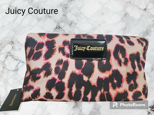 ジューシークチュール　コスメ　ポーチ　バッグ　ヒョウ柄　タグつき　Juicy Couture