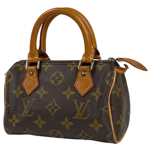 ルイ・ヴィトン Louis Vuitton ミニ スピーディ ショッピング 手提げ ハンドバッグ モノグラム ブラウン M41534 レディース 【中古】