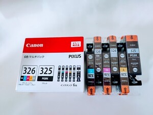 未使用Canon キャノン純正インクカートリッジBCI−326+325/6MP訳あり