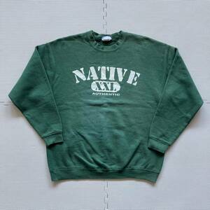 90s Lee リー NATIVE AUTHENTIC ネイティブ スウェット トレーナー L