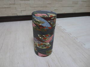 中古使用品 お茶缶 茶筒 茶器 和食器 古風お茶缶 お茶入れ Tea cans tea canisters tea utensils old-fashioned tea cans tea fillers