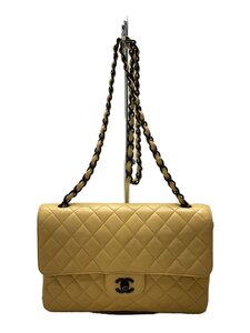 CHANEL◆ショルダーバッグ/レザー/BEG