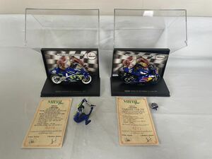 モーターバイク　コレクション　ミニカー　1/24 SUZUKI RGV 500 #2 ワールドチャンピオン 2000 /YAMAHA YZR 500 #55 ※ジャンク品