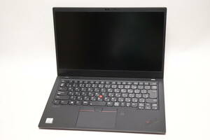 m700. Lenovo / ThinkPad X1 Carbon / 20R2CTO1WW / Core i7-10世代 / メモリ不明 / SSDなし / 通電確認・ジャンク