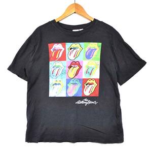 即決【H＆M LOGG】エイチアンドエム ストーンズ グラフィック Tシャツ レディス S 古着