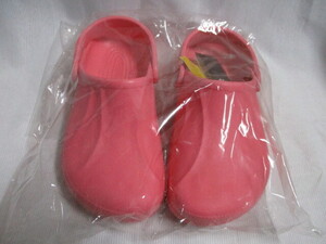 未使用 クロックス ２(20㎝) kids aspen PINK ピンク 穴なし CROCS キッズ タグ付き M2 W4