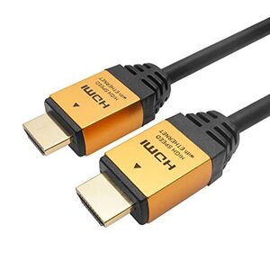 ホーリック プレミアムハイスピードHDMIケーブル 3m 18Gbps 4K/60p HDR HDMI 2.0規格 ゴールド HDM30-013