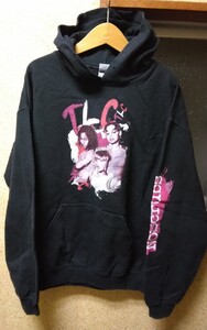 TLC NoScrubs 黒 パーカー サイズ M ヒップホップ ノースクラブ