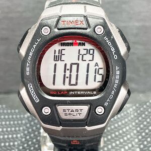 新品 TIMEX タイメックス Ironman アイアンマン TW5K85900 腕時計 デジタル クオーツ 多機能 カレンダー ラバーバンド ブラック レッド