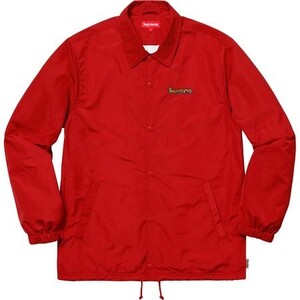 18SS Supreme Gonz Logo Coaches Jacket Red S ゴンズ ロゴ コーチジャケット 赤 未使用