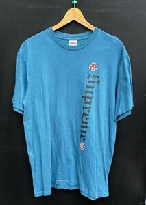 Supremeシュプリーム 17AW Independent OLD ENGLISH TEE Tシャツ size M インディペンデント