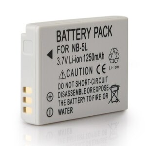 ◆送料無料◆NB-5L NB5L Cannon キャノン リチウムイオンバッテリー 1400mAh IXY DIGITAL 95IS 互換品