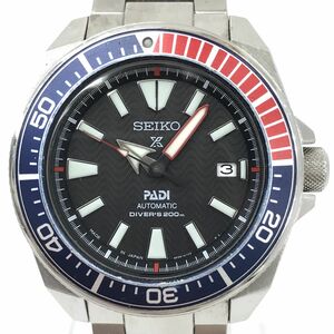 美品 SEIKO セイコー PROSPEX プロスペックス PADIコラボ 腕時計 SRPB99 自動巻き 機械式 オートマ サムライ ペプシカラー 動作確認済 箱付