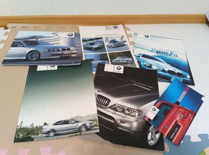 BMW カタログ　5冊SET②　E39パーツカタログ、E46M3、X5,その他BMW総合（E39/E38/Z3/M3/E46)