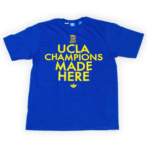 海外限定 アディダス オリジナルス UCLA オフィシャル Tシャツ 青 半袖 ADIDAS UCLA BRUINS TEE ブルーインズ ロサンゼルス カレッジ 新品