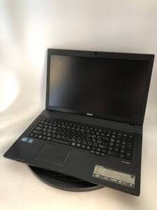 【ジャンク】acer ノートパソコン TravelMate 7750 TM7750-W234 P7YD0 エイサー ②