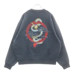 KITH (キス) Year Of The Dragon Nelson Crewneck イヤーオブドラゴン ネルソン クルーネックスウェットレーナー ネイビー