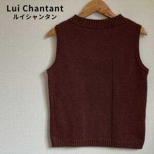 Lui Chantant ルイシャンタン ニット ベスト ノースリーブ 日本製