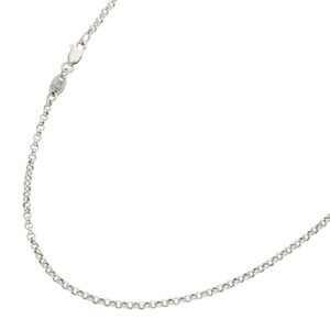 クロムハーツ Chrome Hearts NECKCHAIN R16/ロールチェーン16inch サイズ:16inch シルバーネックレス 中古 SJ02