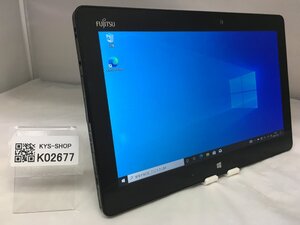 ジャンク/FUJITSU ARROWS Tab Q665/M FARQ07002/Core M-5Y10c 0.80GHz/128GB/4GB/11.6インチ/Windows10 Pro/高解像度/AC欠品