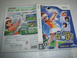 中古 WII WE LOVE GOLF ウィー ラブ ゴルフ 動作保証 同梱可