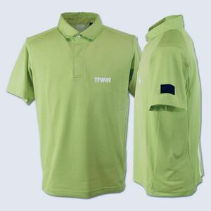 TFW49 ポロシャツ　イエロー　グリーン　L junhashimoto ゴルフ　黄緑