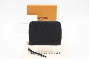 ☆安心の３大保証☆ Bランク ≪LOUIS VUITTON ルイ ヴィトン/コインケース≫ M60574 アンプラント ジッピー コインパース ノワール 送料込