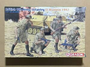 ドラゴン 1/35 WW.II イギリス軍 第8軍歩兵 エル・アラメイン 1942