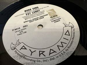 12”★Pat Lundy / Work Song / ダンス・クラシック！