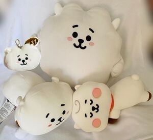 BTS BT21 RJ 公式 完売品 グッズ ぬいぐるみ クッション 枕 キーホルダーコインケース JIN ジン