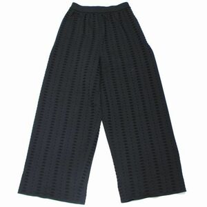 CFCL シーエフシーエル 23AW FACADE CUPRO STRAIGHT PANTS パンツ 3 ブラック