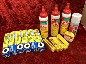 07-23-962 ◎AU 店舗用品 事務用品 セメダイン 木工ボンドなど のり 接着剤 はんぱもの まとめ売り　中古品