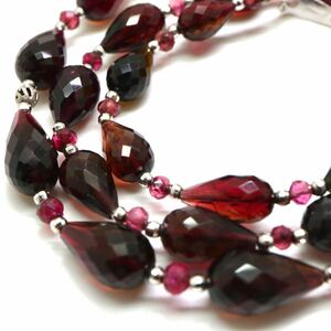 1円〜!!★K18WG 天然トルマリンネックレス★N 約17.7g 約44.5cm tourmaline jewelry necklace jewelry ジュエリー dH0/DI0 M12