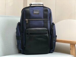 未使用 TUMI デラックス ブリーフパック青