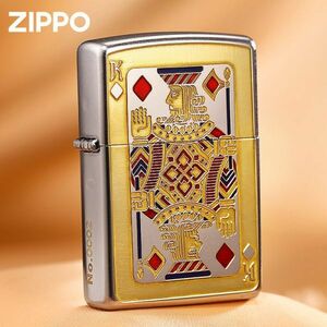 限定 新品 ZIPPOトランプ ライタージッポー zippoオイルライター 真鍮 ゴールド 未使用