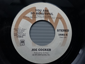 ★US盤 EP★　Joe Cocker - You Are So Beautiful / It