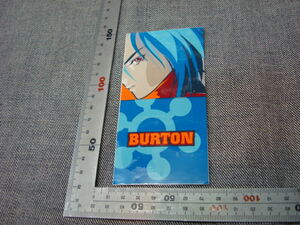 新品BURTON(バートン)キャラクターステッカー青（大）