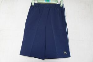 Kappa/カッパ/ショートパンツ/ひざ上丈/速乾性素材/脇水色パイピングライン/ロゴタグワッペン/スポーツ/紺/ネイビー/Mサイズ(4/15R6)