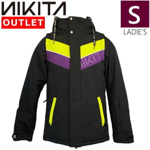 【OUTLET】 NIKITA BOX INS RETRO JKT カラー:BLACK Sサイズ レディース ニキータ スノーボード スキー ウェア ジャケット アウトレット