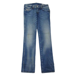 DIESEL ディーゼル WASH 008TX LEHA USED 加工 ウォッシュ デニム パンツ インディゴブルー系 25【中古】