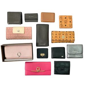 (B45) BVLGARI ブルガリ Ferragamo フェラガモ MCM エムシーエム ブランド 財布 まとめ 13点 ジャンク