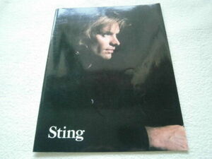 STING / Nothing Like The Sun World Tour 1988 / JAPAN TOUR PROGRAM BOOK / POLICE / パンフレット・プログラム / ５点以上で送料無料