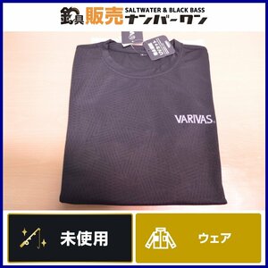 【未使用品★人気モデル】バリバス ドライTシャツ VAT-44 ブラック Sサイズ アウトドア フィッシング 等に（CKN_O1）