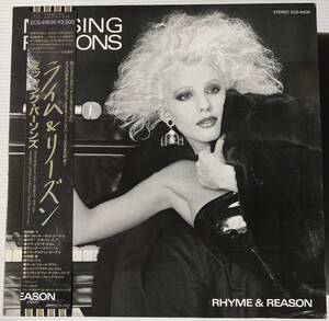 美盤 帯付LPミッシング・パーソンズ MISSING PERSONS ライム＆リーズン RHYME & REASON ECS-81636 HELMUT NEWTON ヘルムート・ニュートン