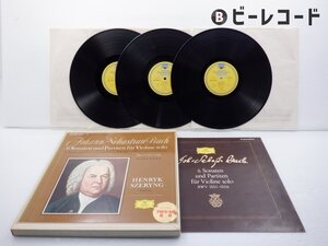 Johann Sebastian Bach「6 Sonaten Und Partiten Fur Violine Solo BWV 1001-1006」LP/Deutsche Grammophon(SMG-9026-1)/クラシック