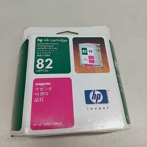 N6920【未使用】hp ヒューレットパッカード プリンターインク 82 マゼンタ 期限切れ