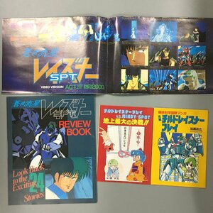 セット『蒼き流星レイズナー SPT VIDEO VERSION ACT III刻印2000ポスター』『REVIEW BOOK』『チルドレイズナープレイ』アニメージュ付録　